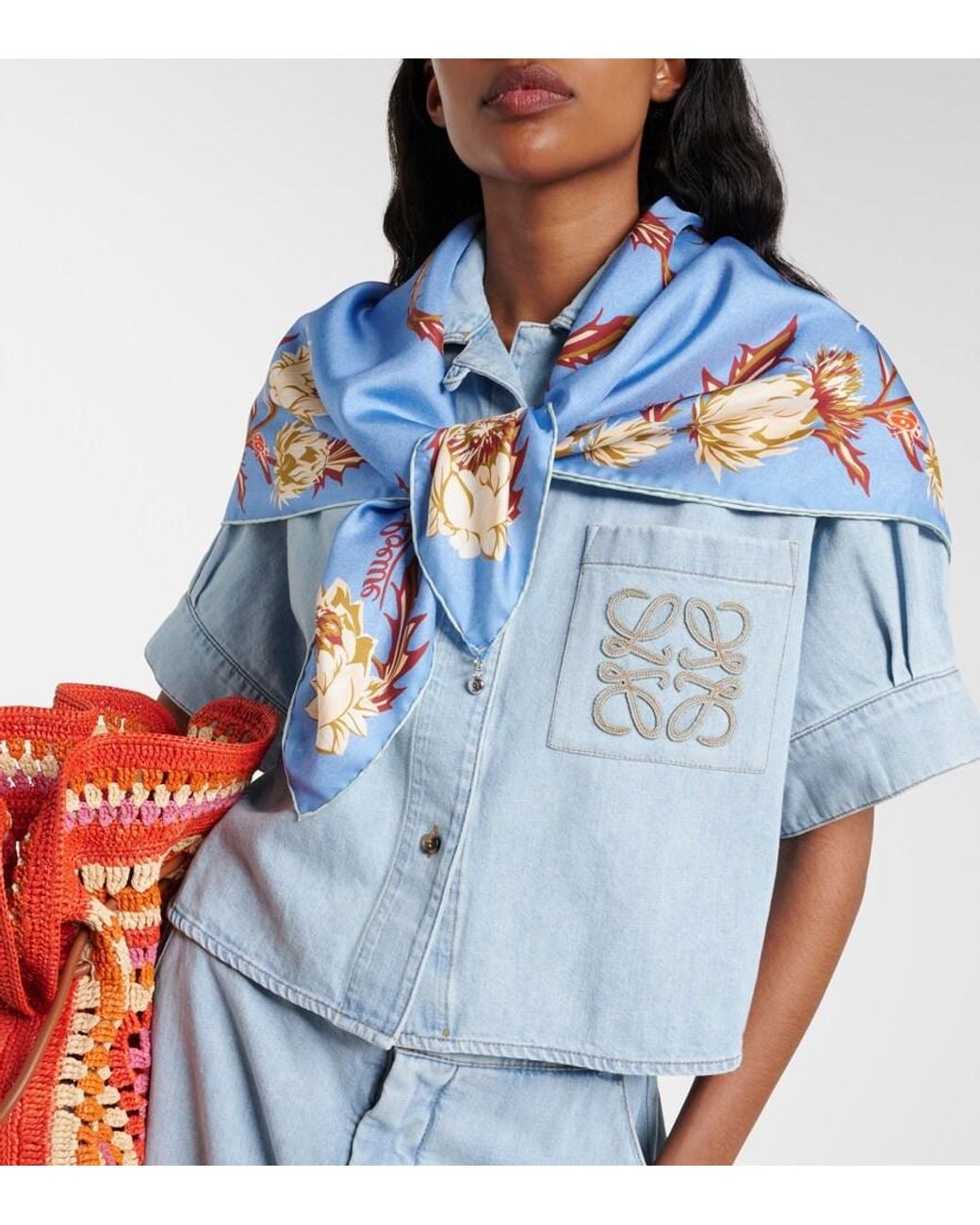 Sciarpa di Loewe in Blue