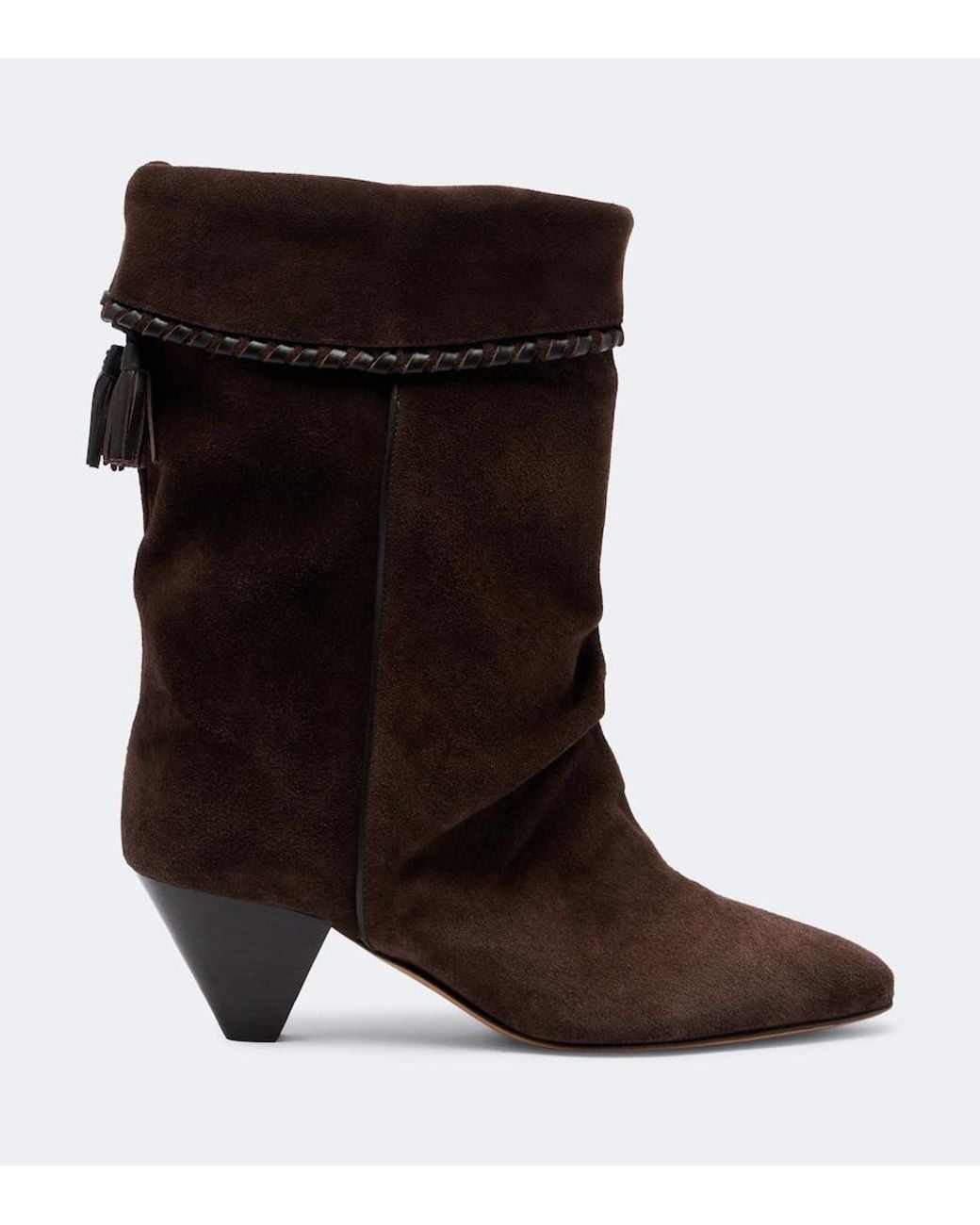 Isabel Marant Brown Dalby Suede Ankle Boots