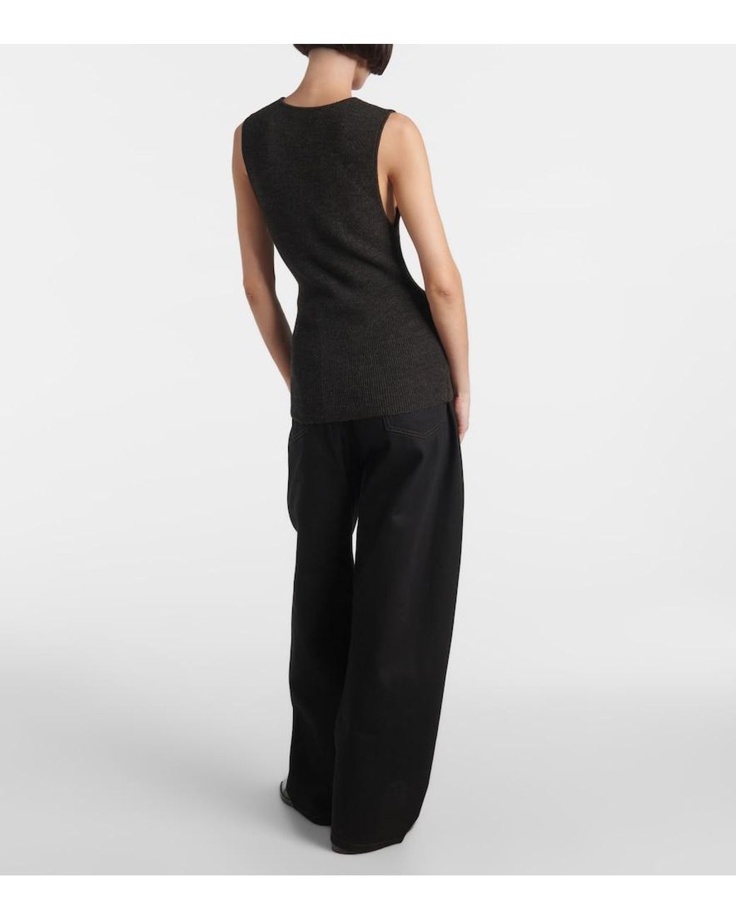 Lemaire Black Wool-Blend Vest