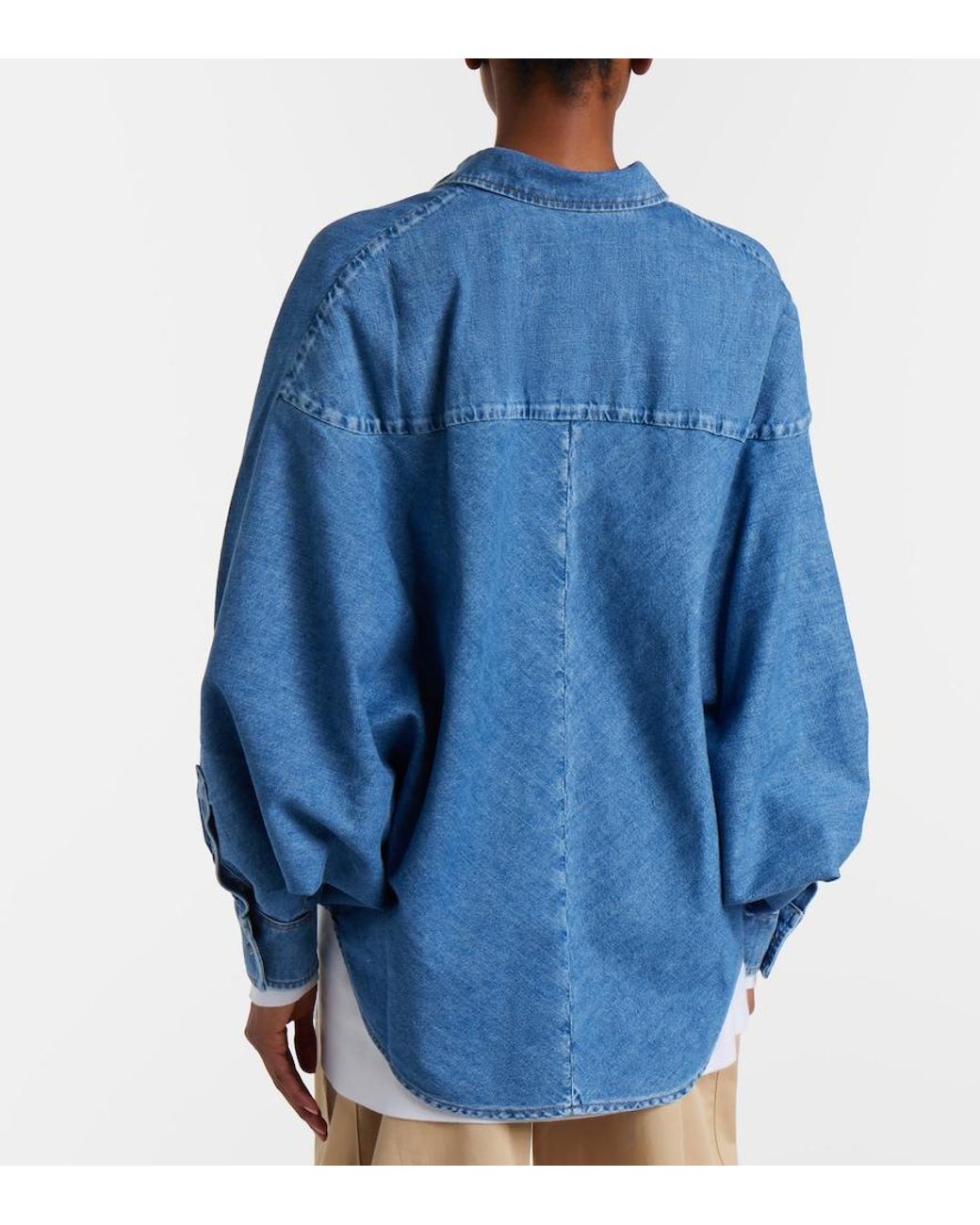 Loewe Blue Double L Denim Shirt