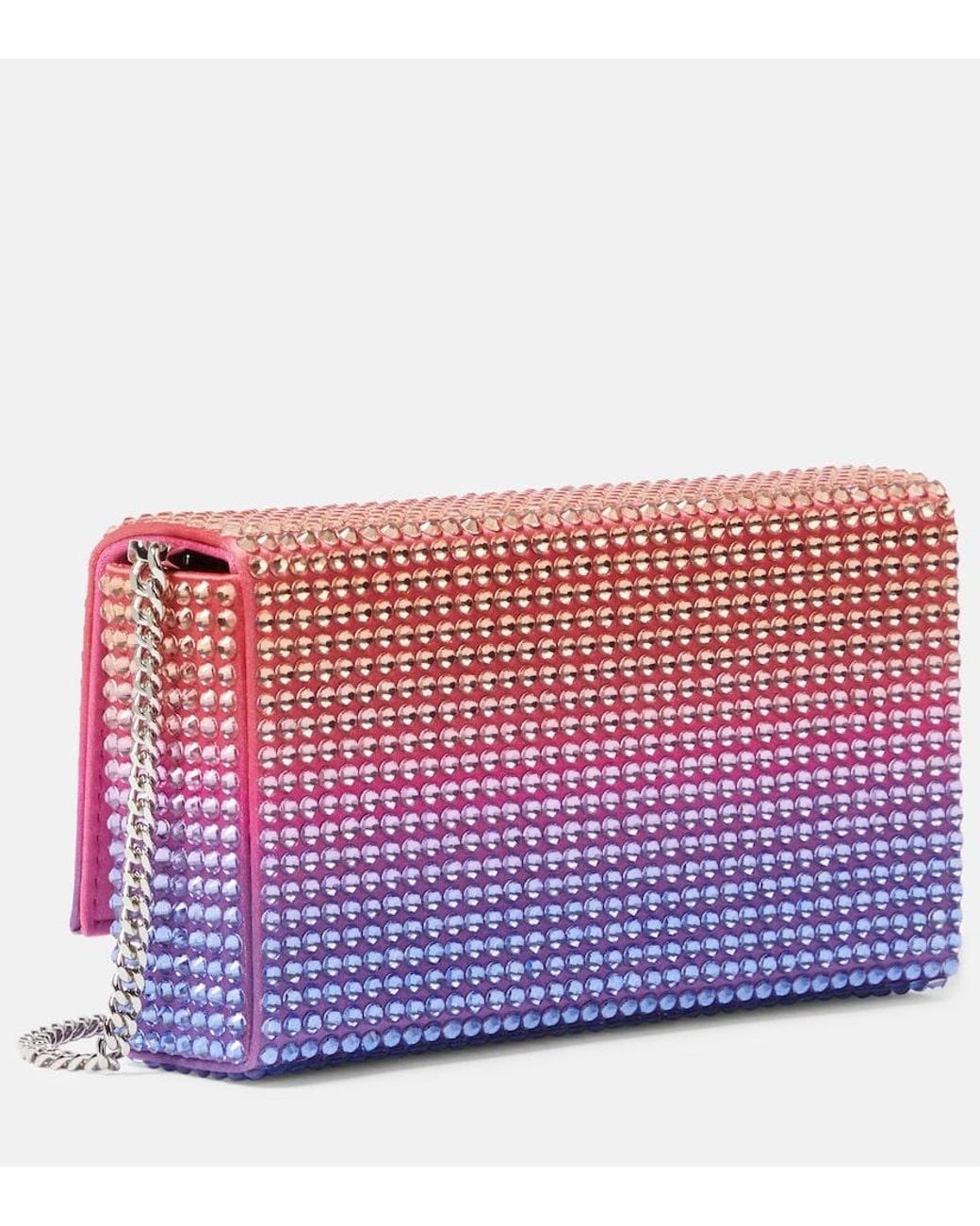 AMINA MUADDI Red Super Amini Paloma Mini Embellished Clutch