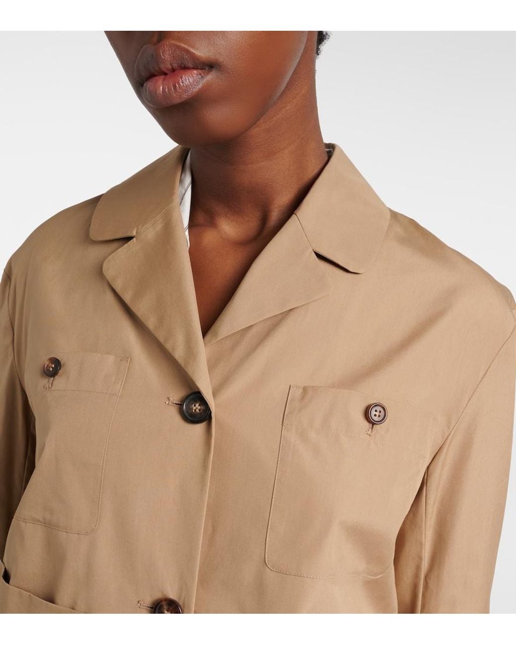 Max Mara Natural Renata Cotton Jacket