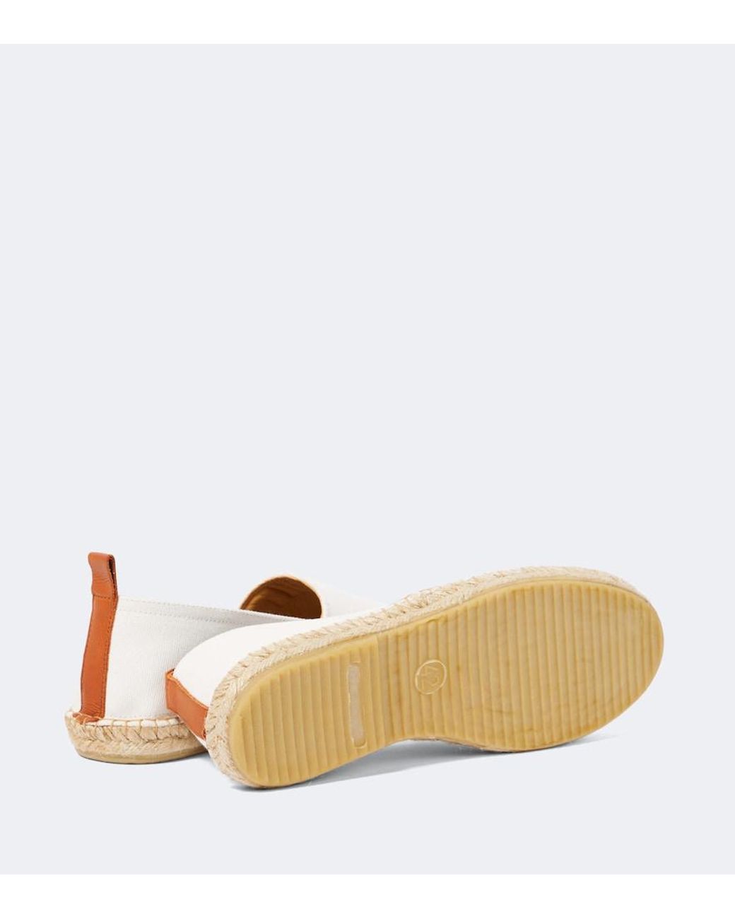 Frescobol Carioca White Canvas Espadrilles for men