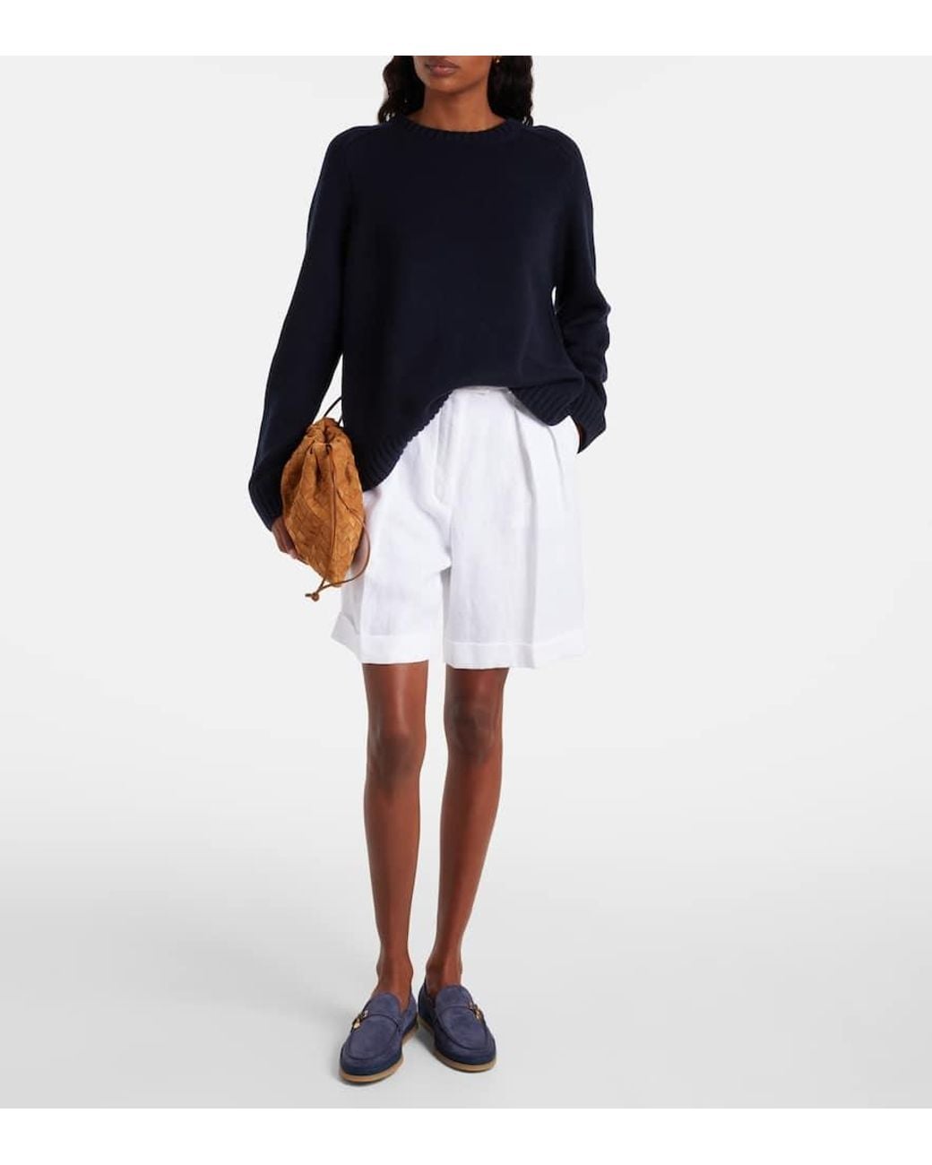 Tod's Blue Suede Loafers