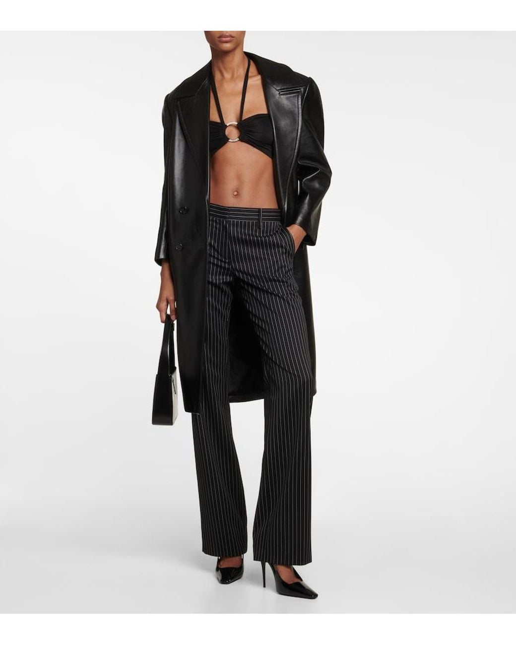 Bralette Con Cristales Alexandre Vauthier de color Black