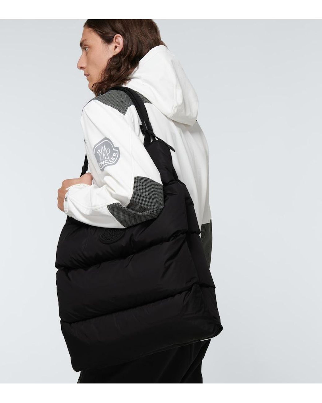 Moncler Black Legere Large Quilted Tote for men