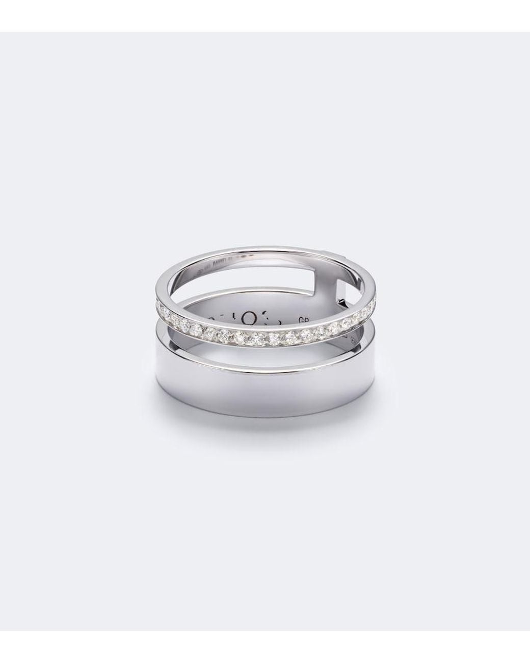 Repossi White Berbere 18Kt Ring With Diamonds