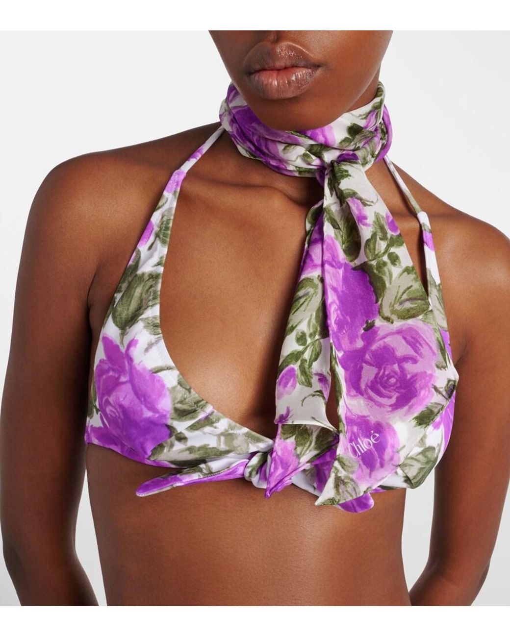 Sciarpa Bloom di Chloé in Purple