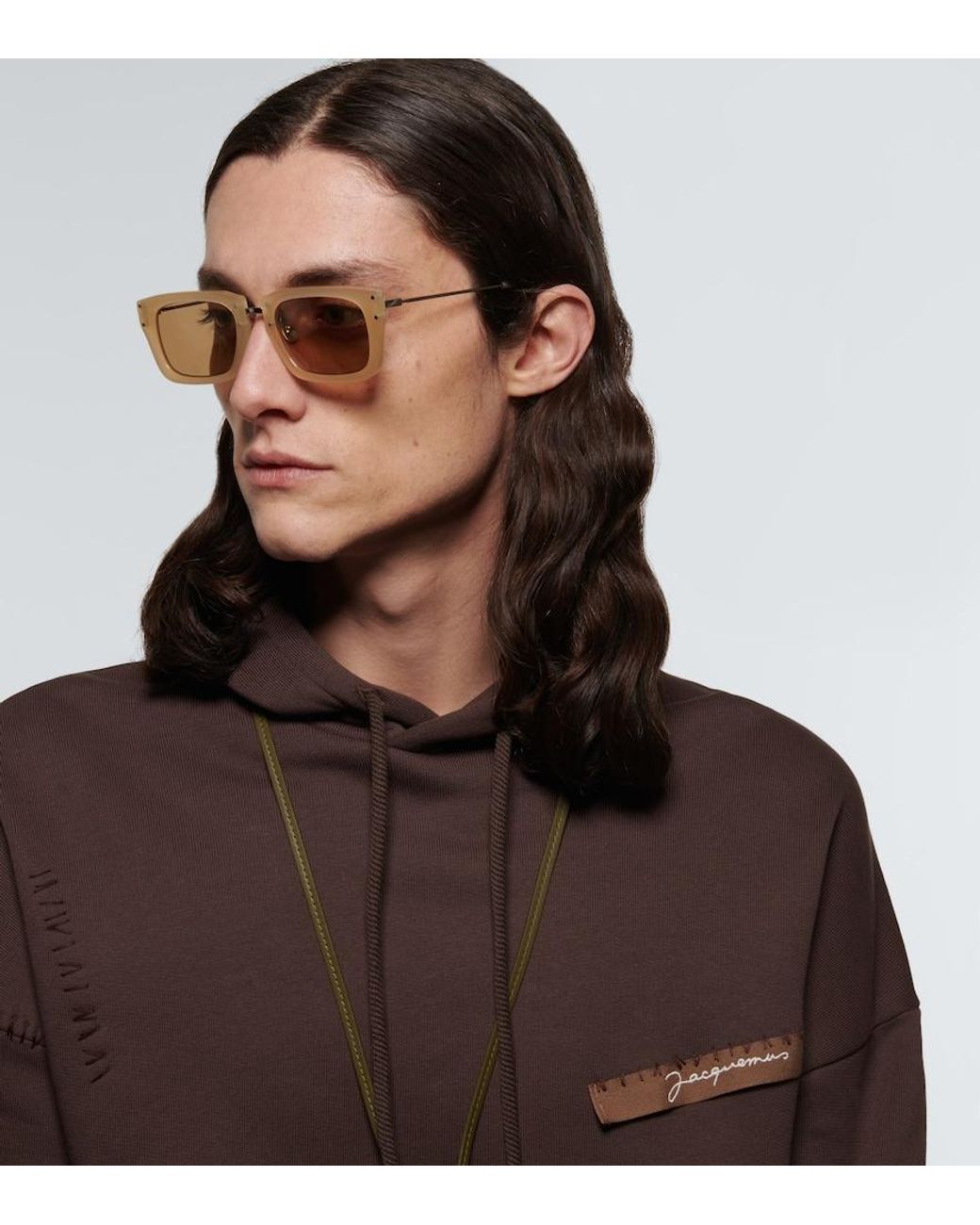 Jacquemus Eckige Sonnenbrille Les Lunettes Soli in Natural für Herren