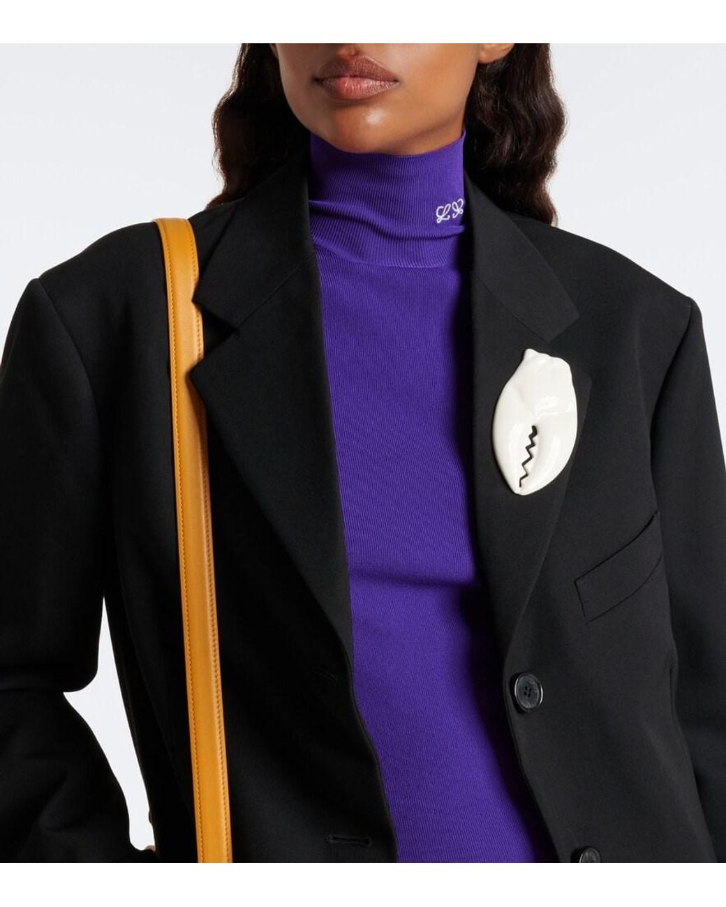 Loewe White X Cosima Von Bonin Small Claw Brooch