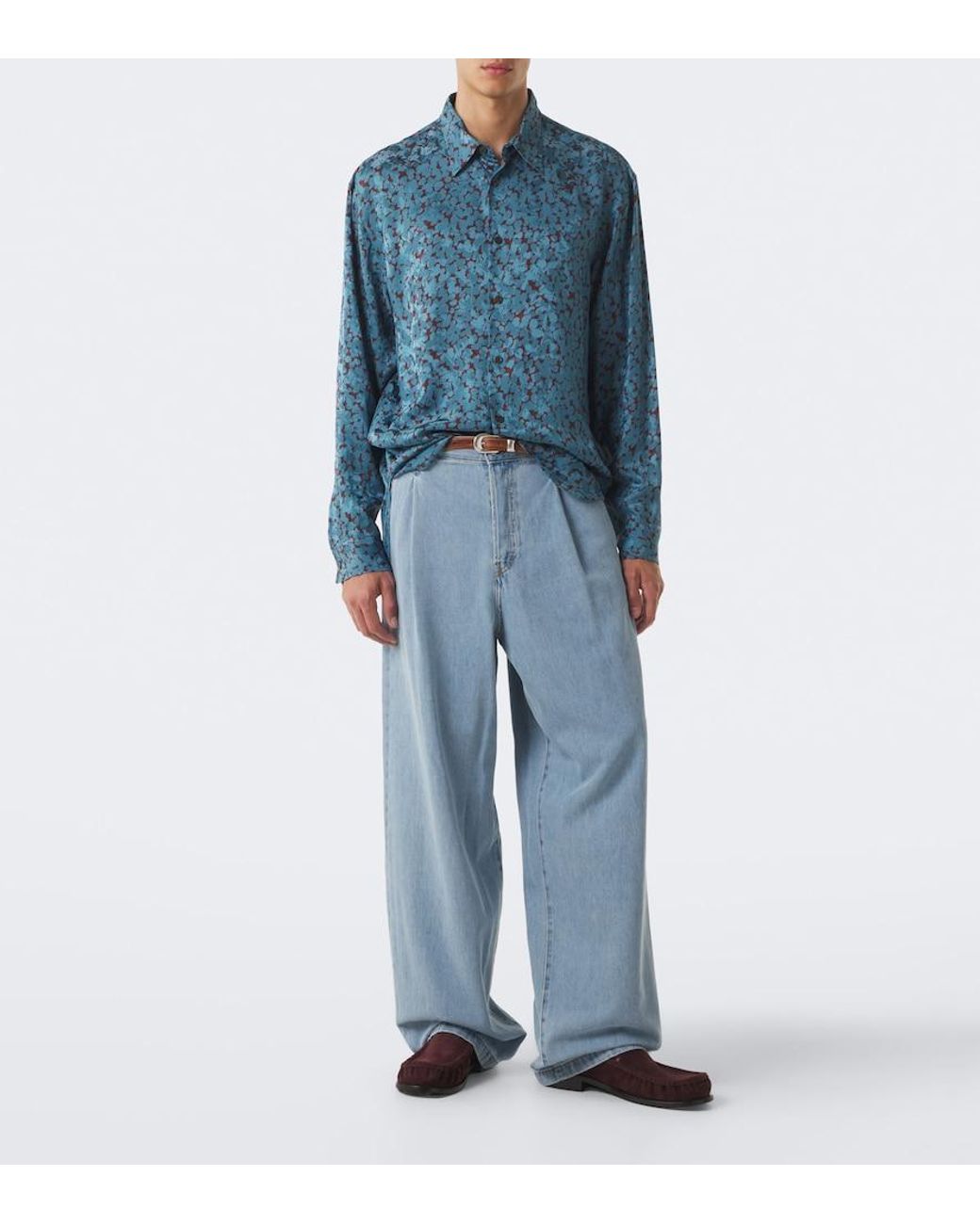 Dries Van Noten Brown Suede Loafers for men