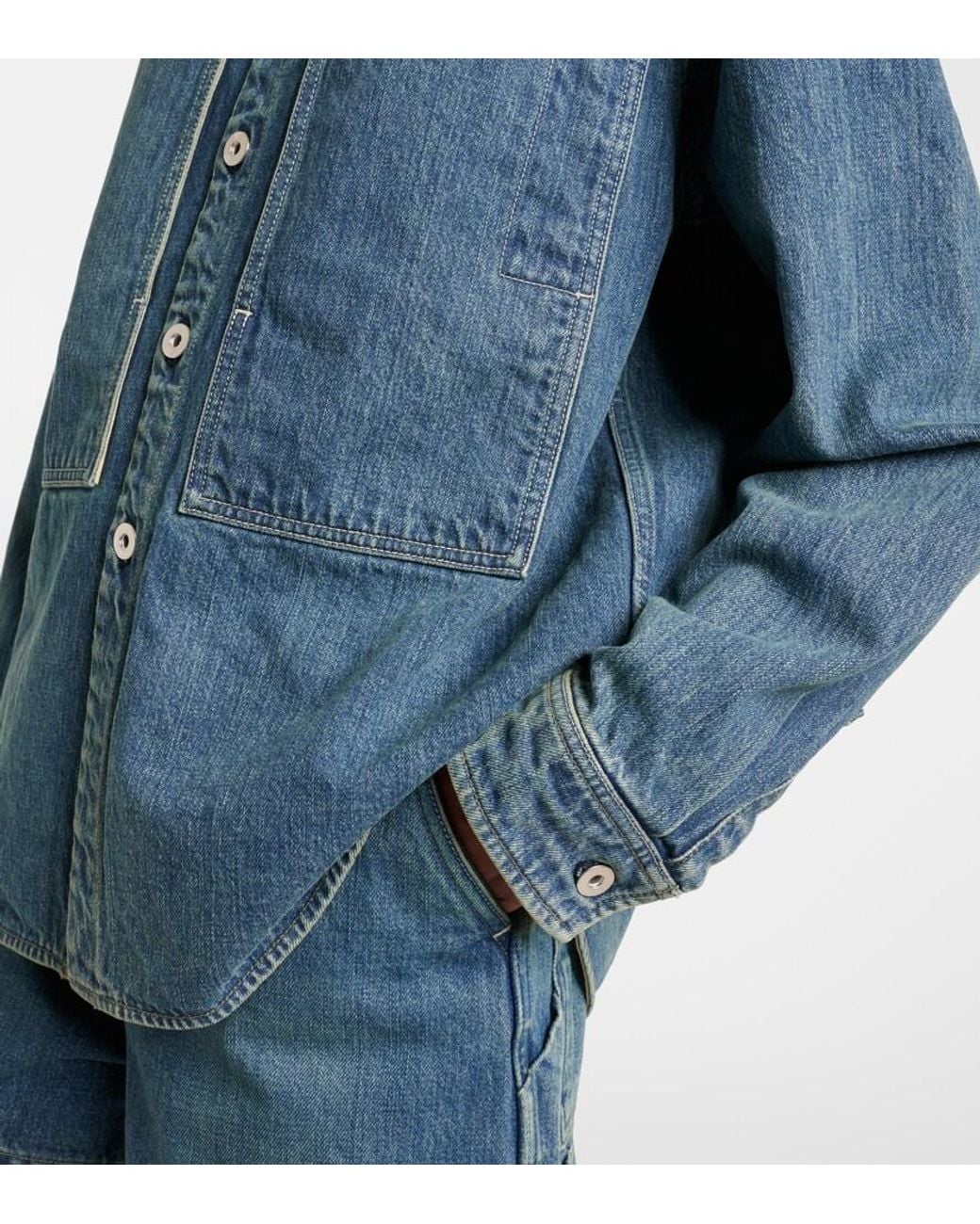 Jil Sander Blue Denim Overshirt