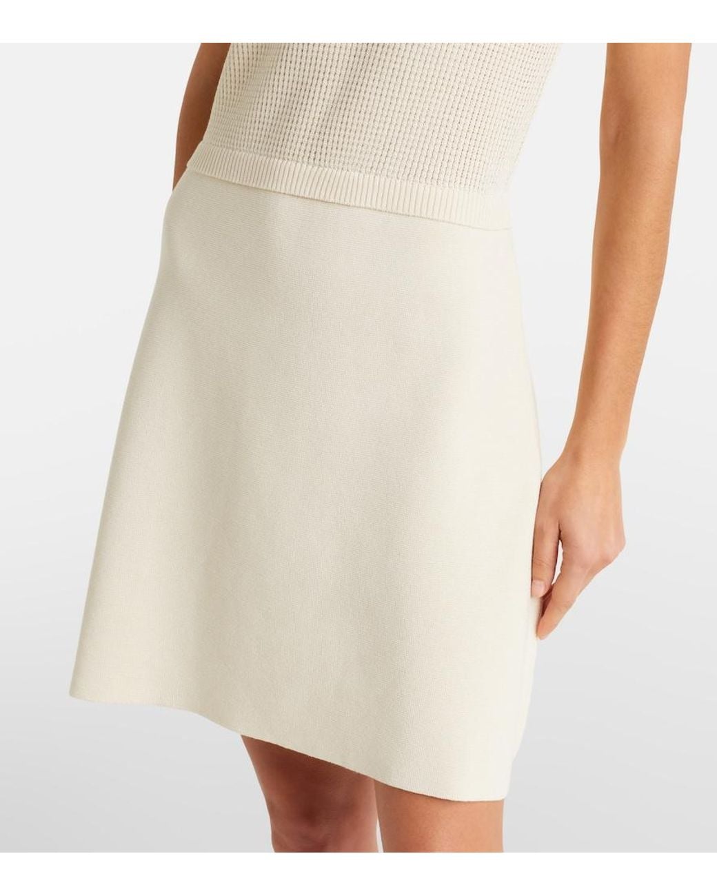 Valentino Garavani Natural Chez Cotton-Blend Minidress
