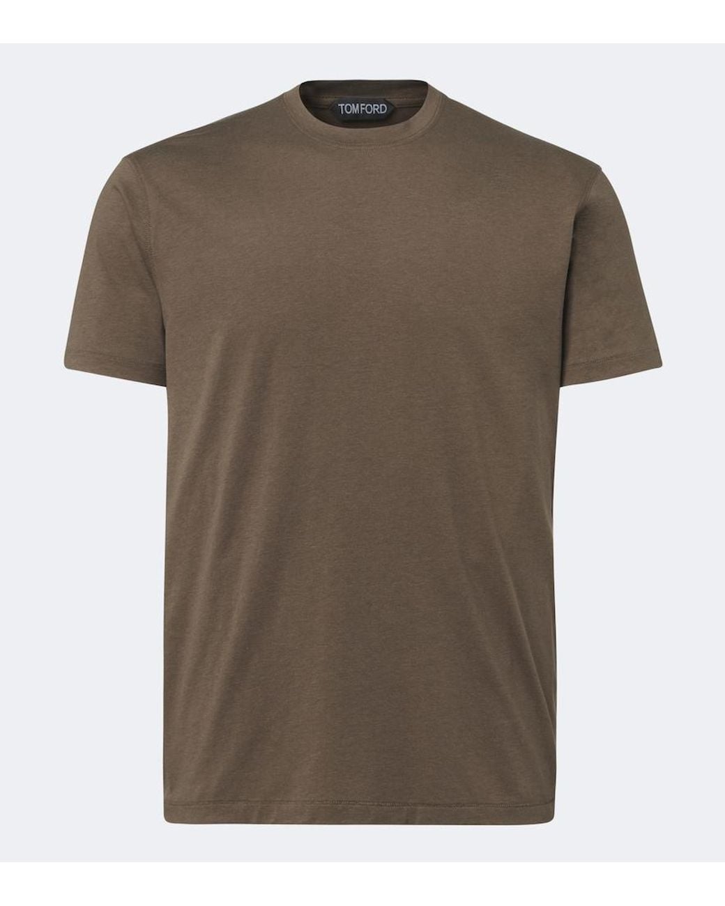 Tom Ford Brown Jersey T-Shirt for men