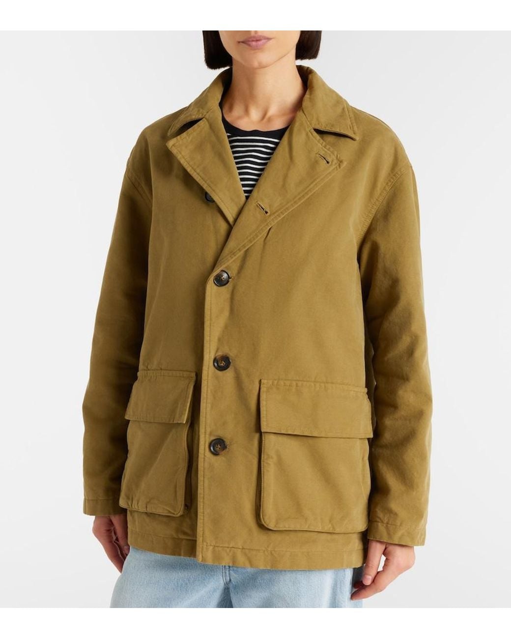 Nili Lotan Brown Ronay Shearling-Trimmed Cotton Parka
