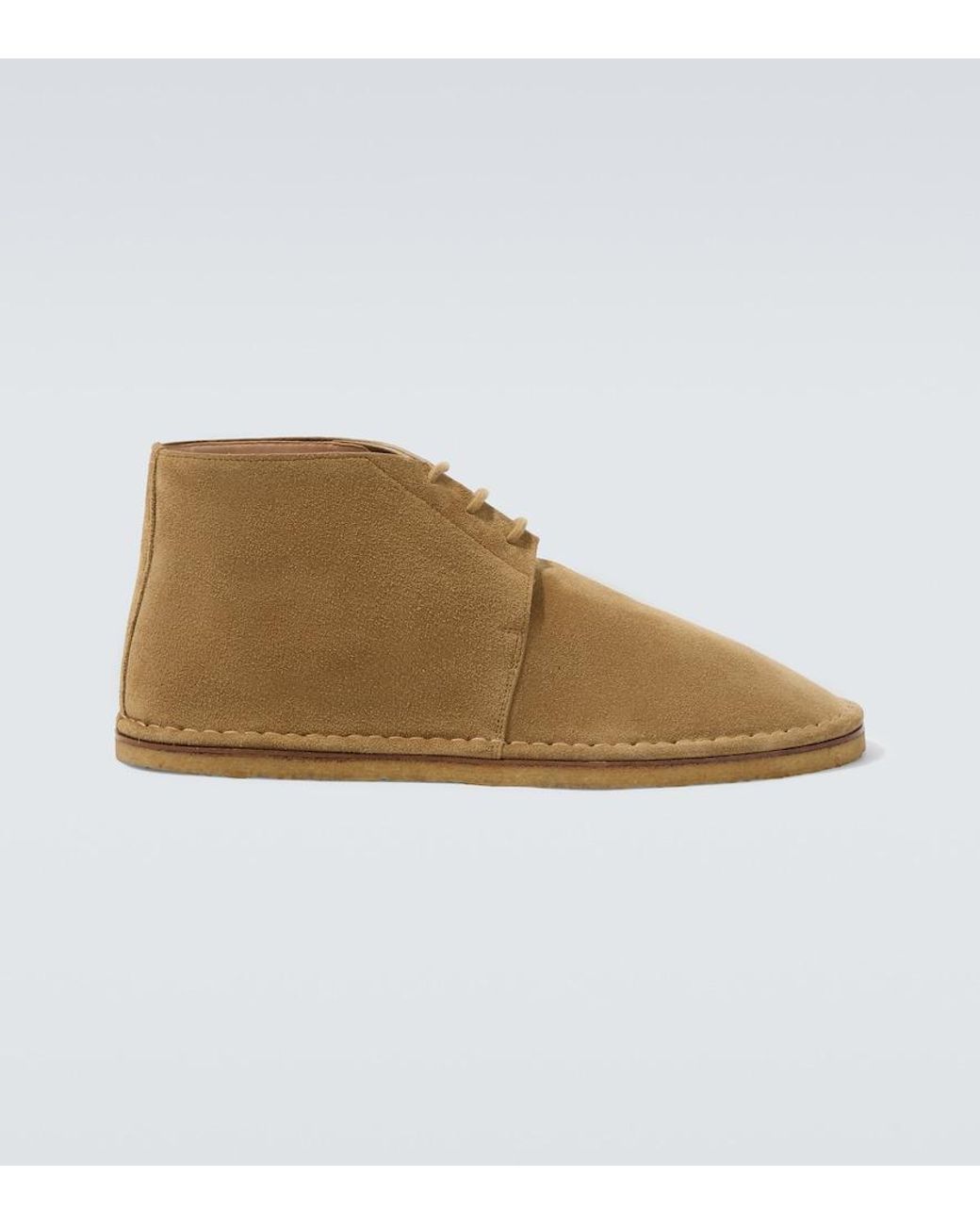 The Row Natural Nicola Suede Desert Boots for men