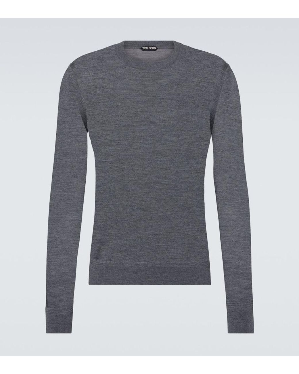 Tom Ford Blue Wool Sweater for men