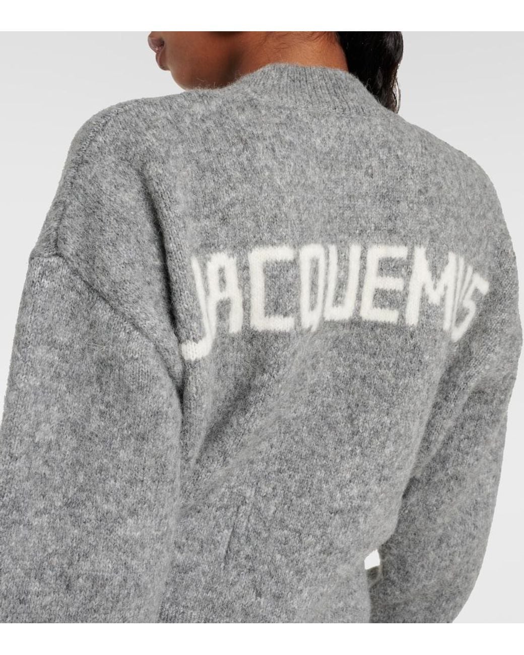 Jacquemus Gray Der Strickpullover