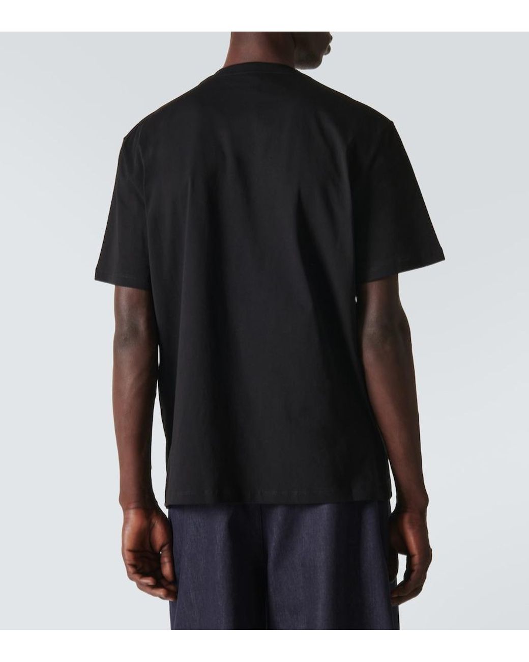 Loewe Paula's Ibiza Anagram Cotton Jersey T-Shirt in Black for Men