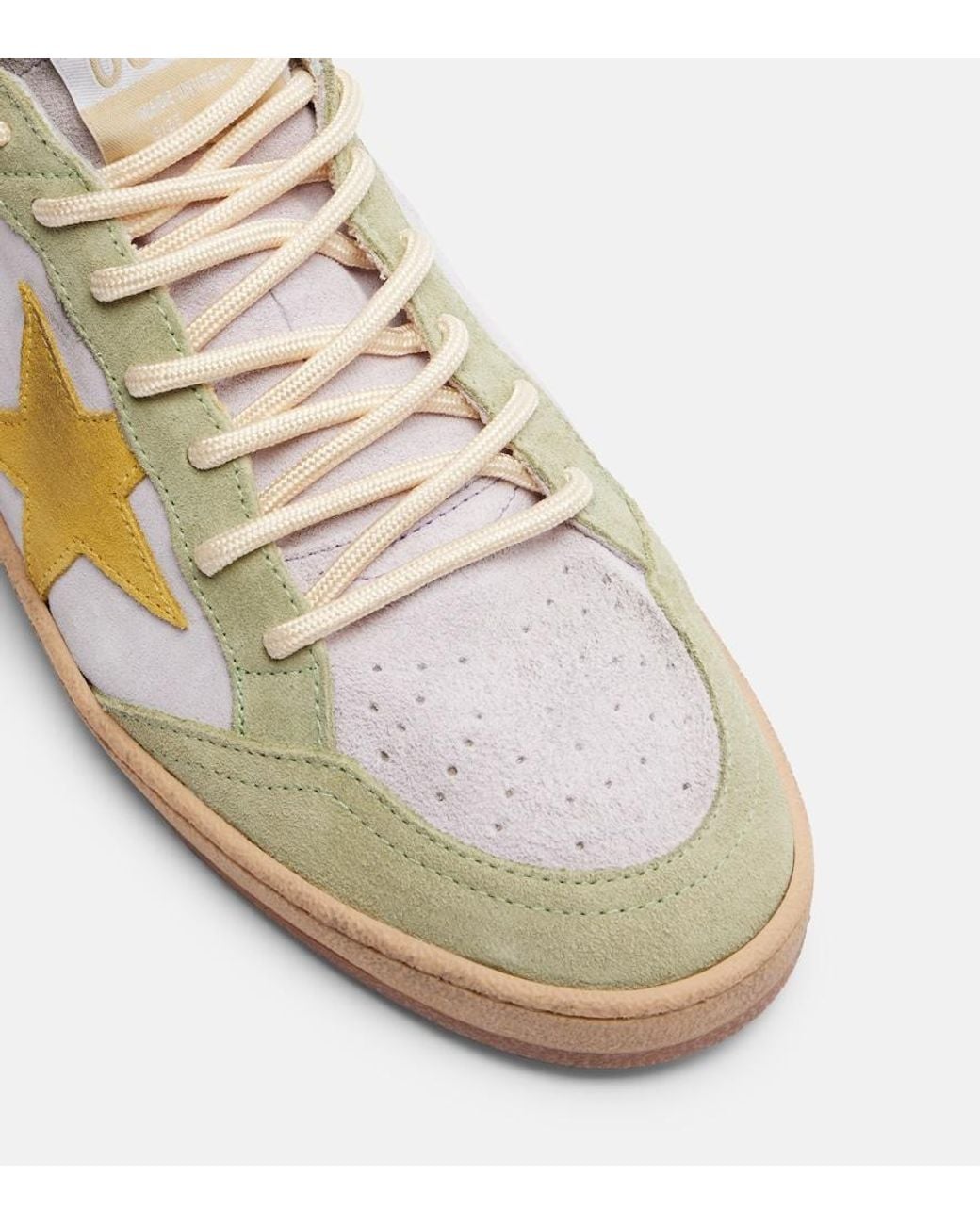 Golden Goose Deluxe Brand Metallic Ball Star Suede Sneakers