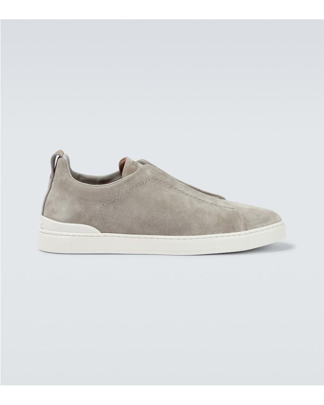 Zegna Gray Sneakers for men