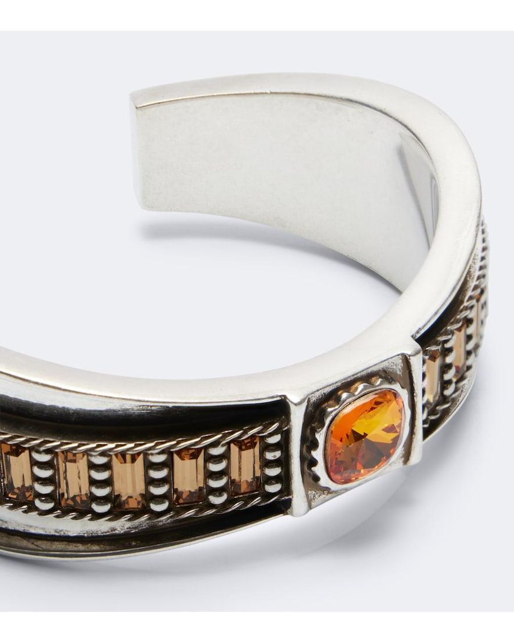 Isabel Marant White Embellished Cuff Bracelet
