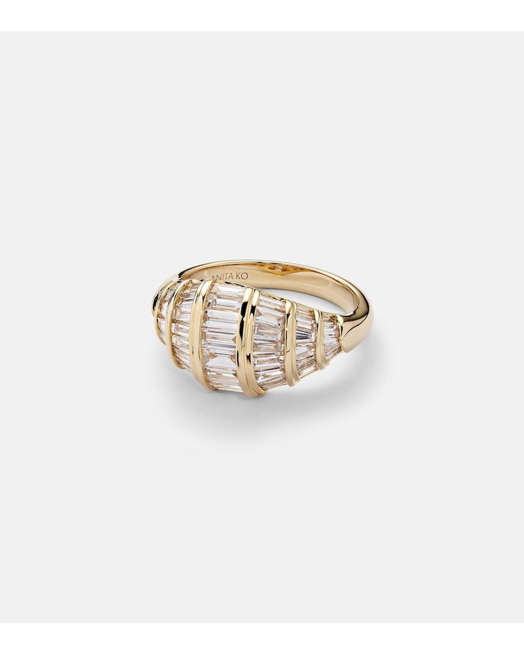 Anita Ko White Zoe 18Kt Ring With Diamonds