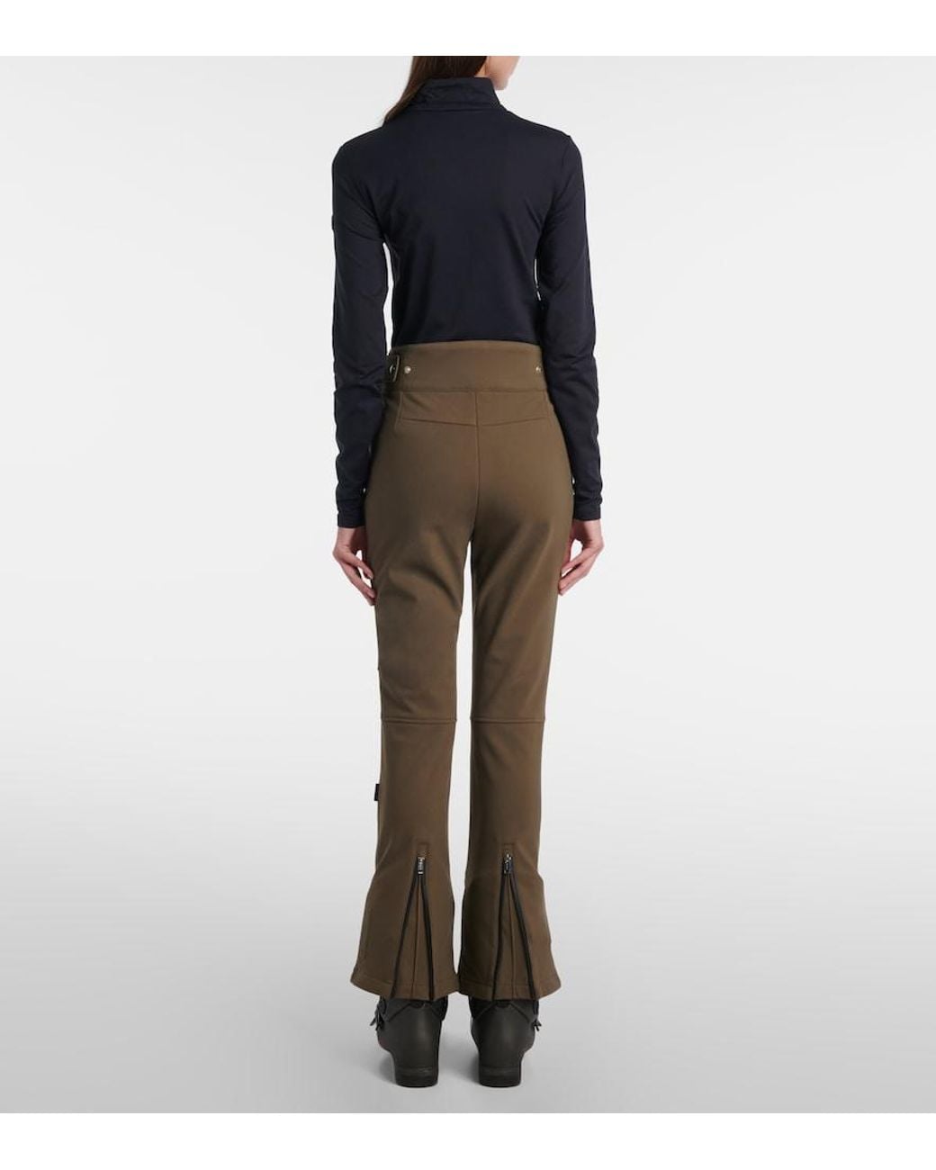 Yves Salomon Brown Flared Ski Pants