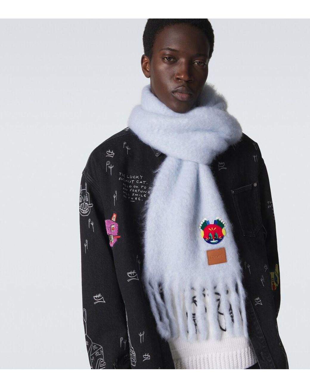 Sciarpa di Loewe in Blue da Uomo