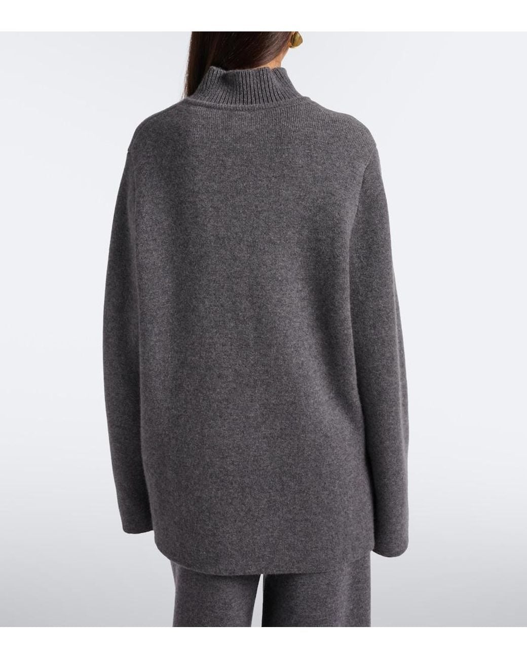 Lisa Yang Gray Han Fu Cashmere Cardigan