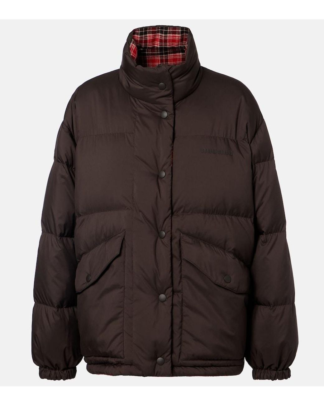 Miu Miu Brown Reversible Down Jacket