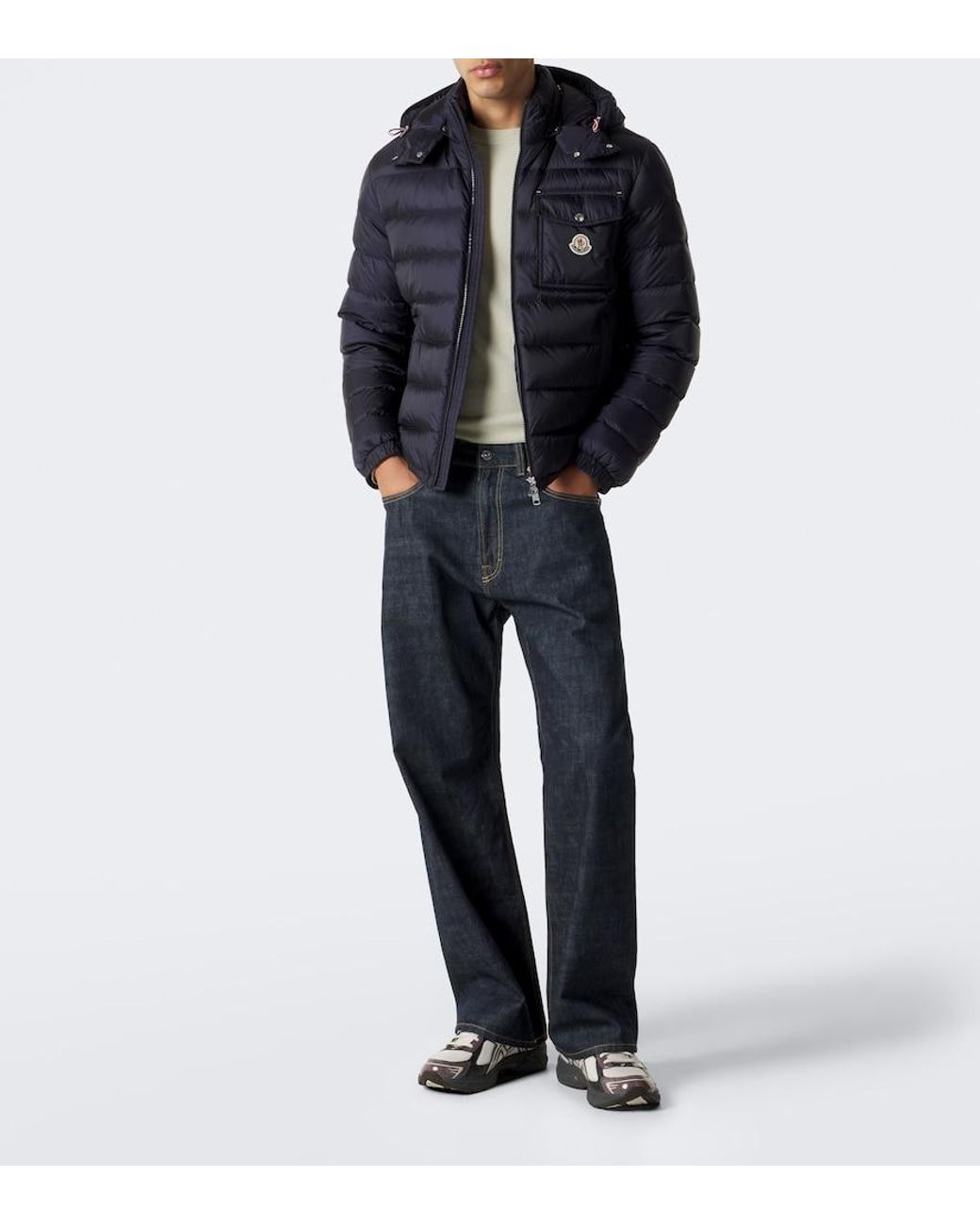 Moncler Blue Verith Down Jacket for men