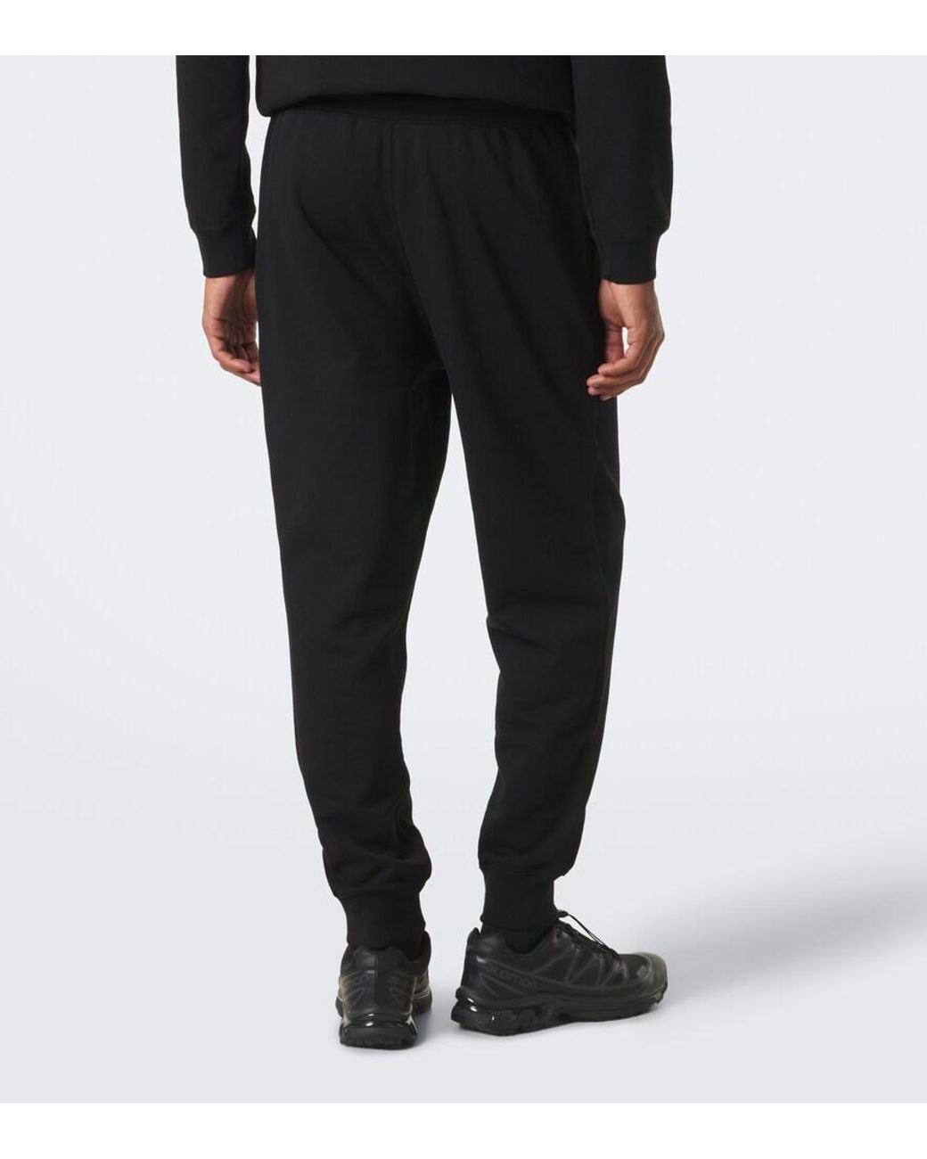 Canada Goose Black Loon Cotton Terry Sweatpants for men