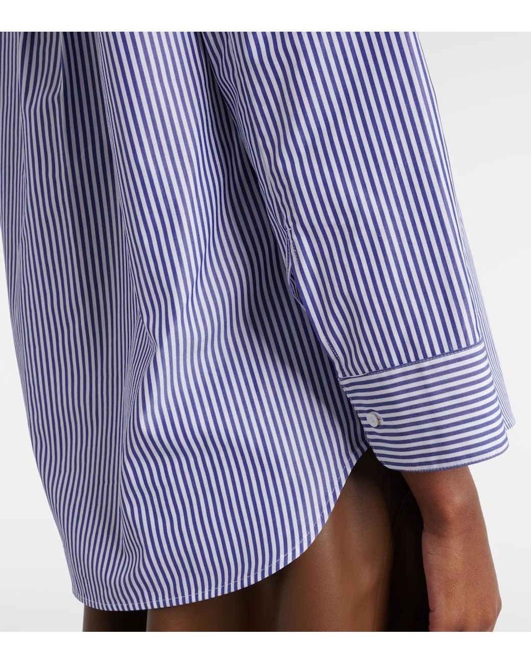 Max Mara Blue Chicca Cotton Poplin Shirt