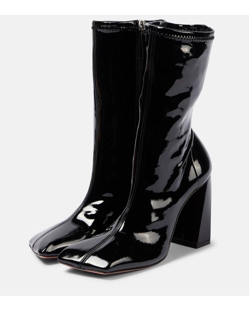 AMINA MUADDI Black Marine Stretch Boots