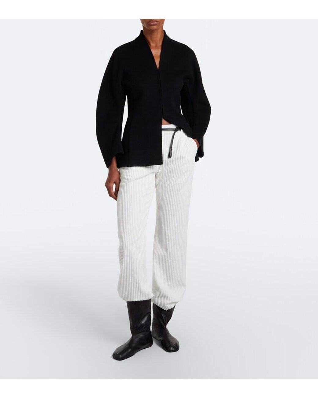 The Row Black Fela Cashmere Jacket