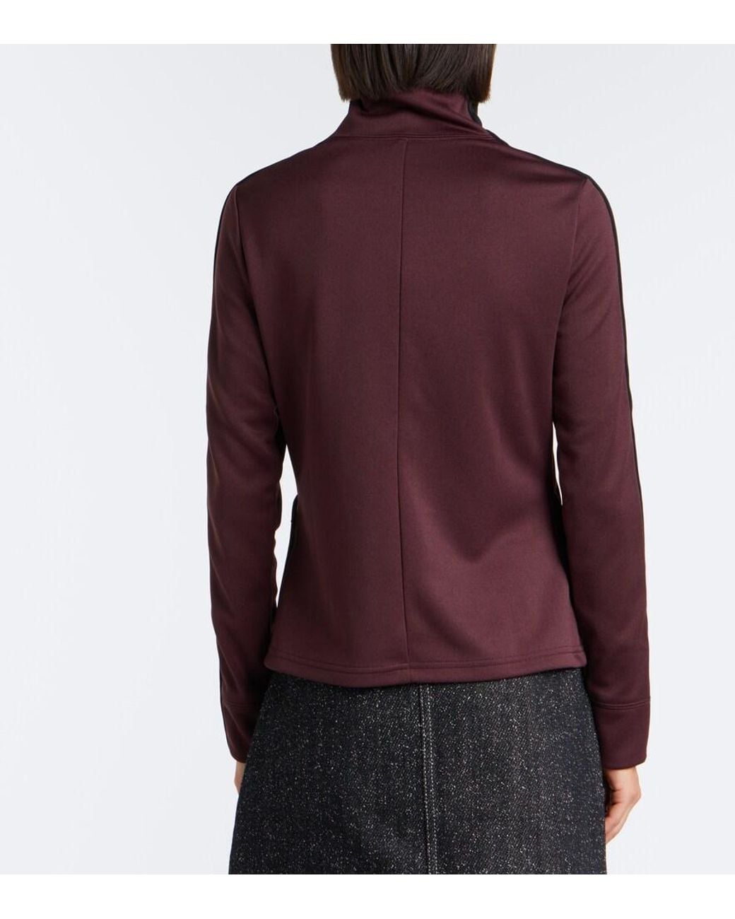 Courreges Purple Jersey Track Jacket