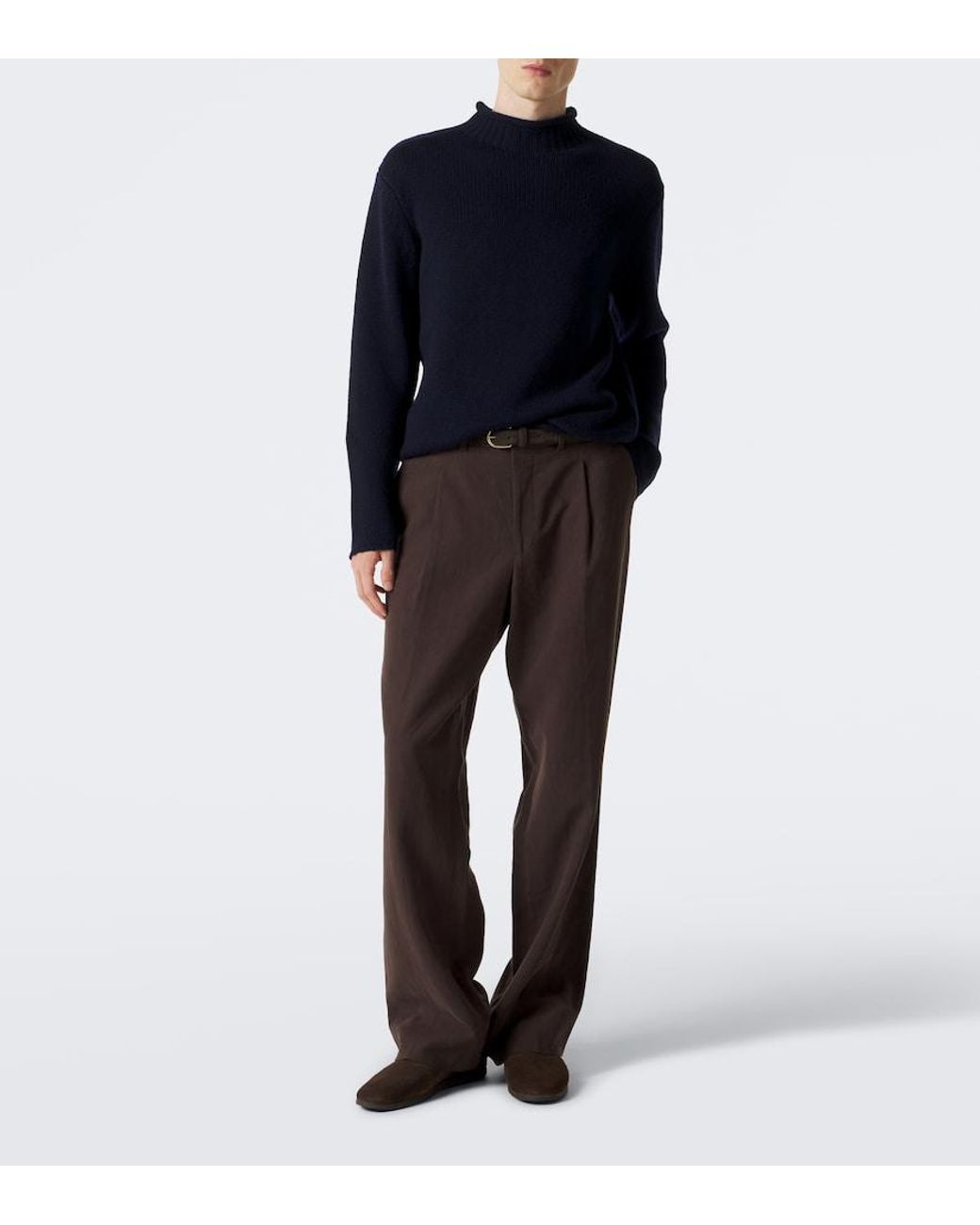 Lisa Yang Blue Sylvan Cashmere Sweater for men
