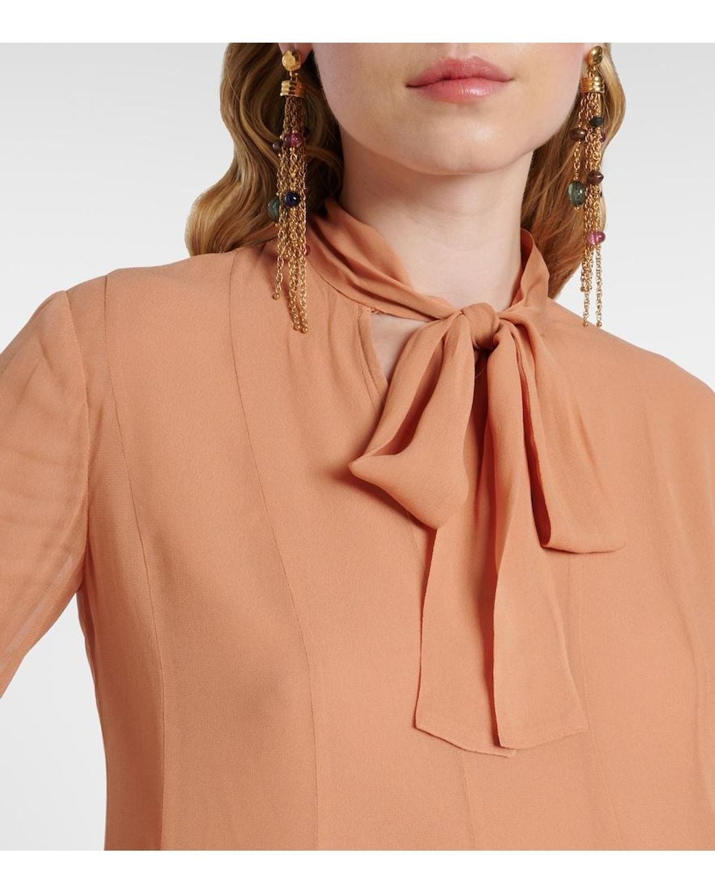 Zimmermann Brown Balance Floral Blouse