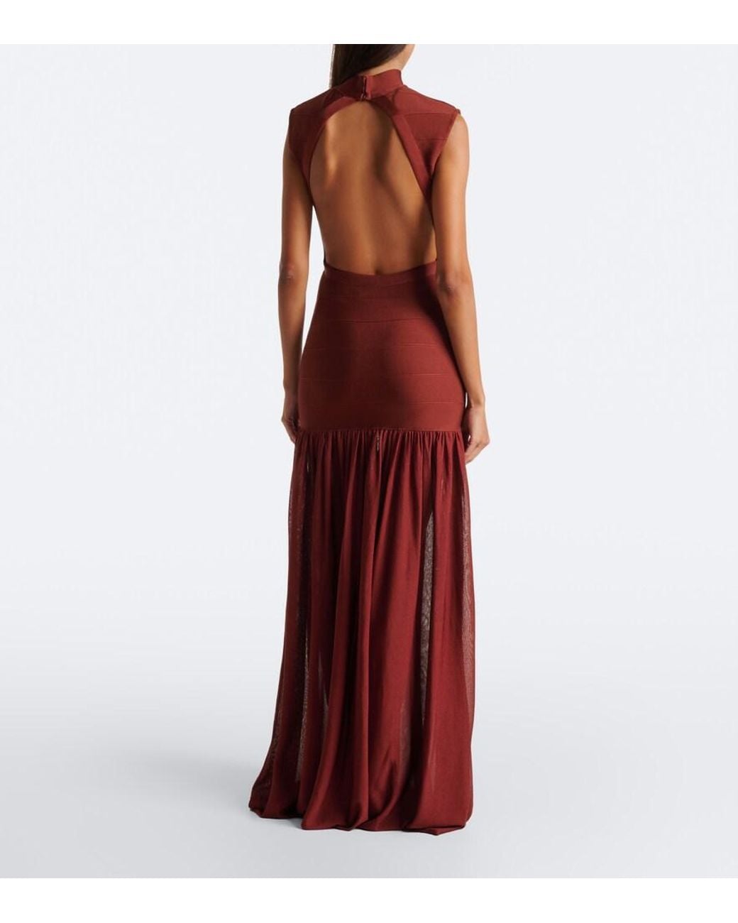 retroféte Red Zosima Knitted Gown