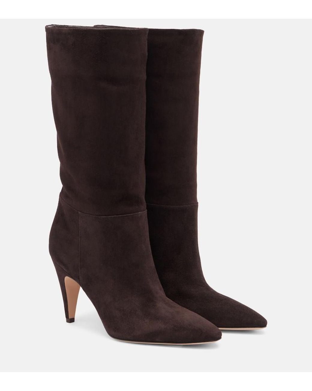 Gianvito Rossi Brown Elise Suede Boots
