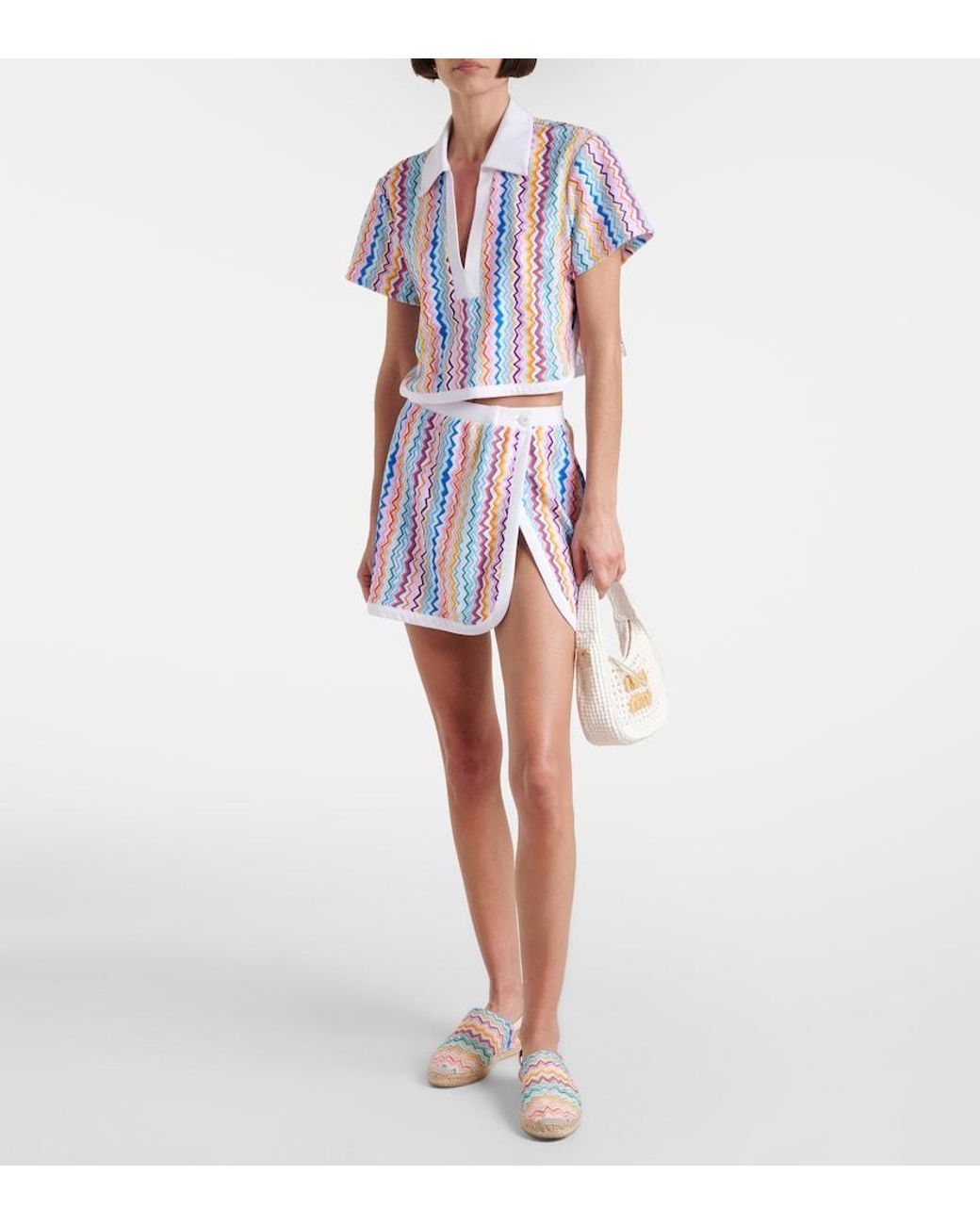 Missoni White Zigzag Espadrilles