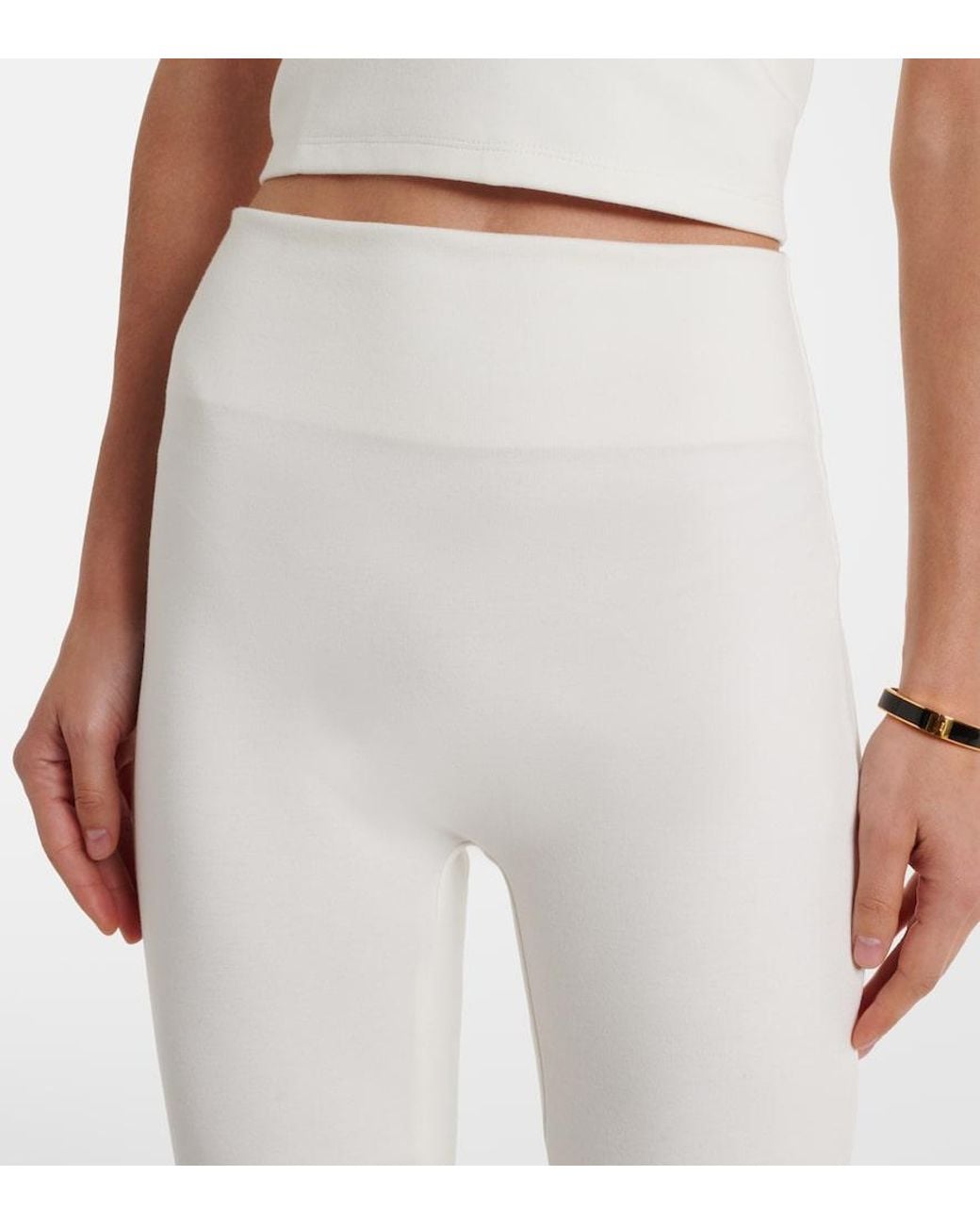 Leset White Rio Capri Pants