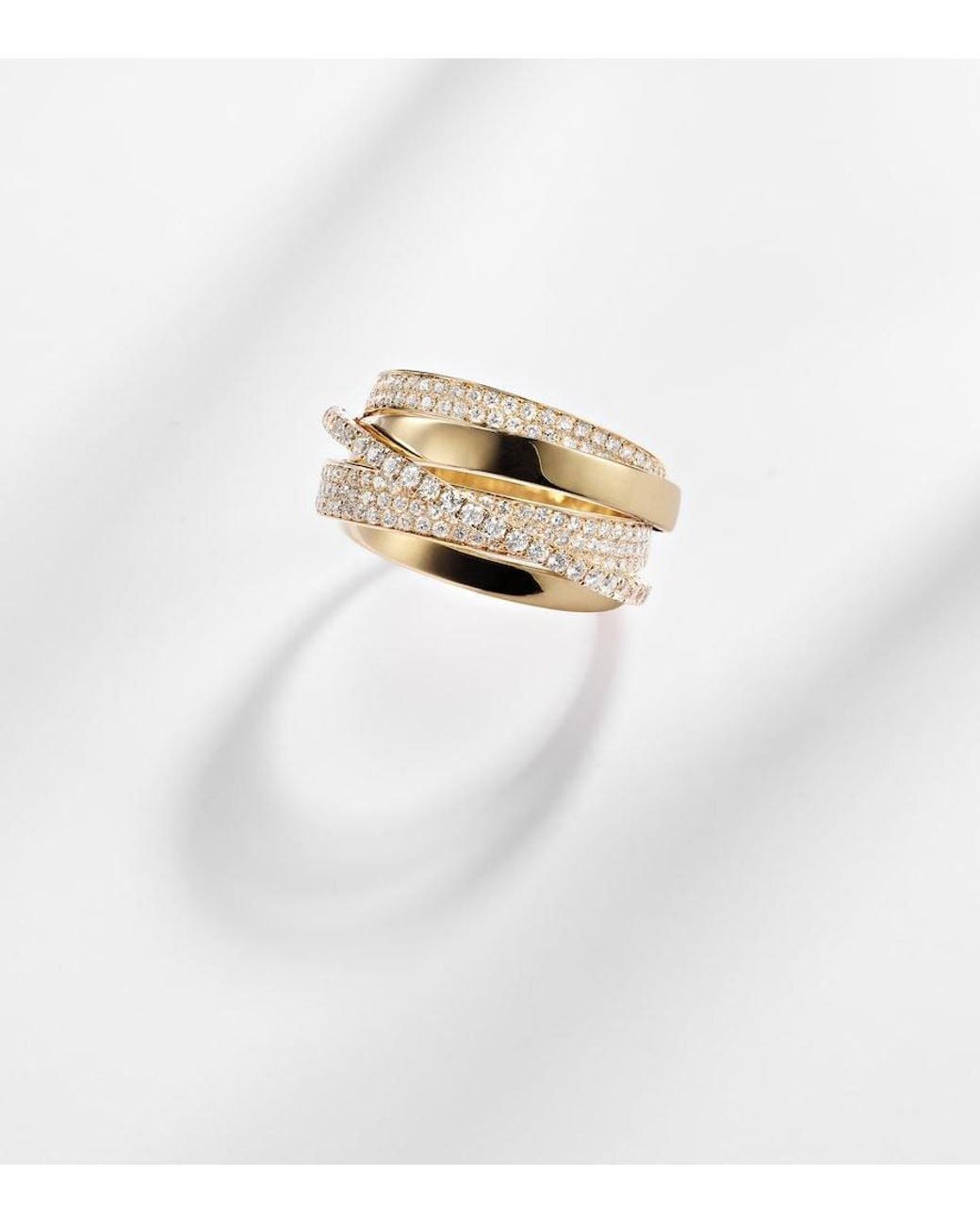 SHAY White Orbit 18Kt Ring With Diamonds