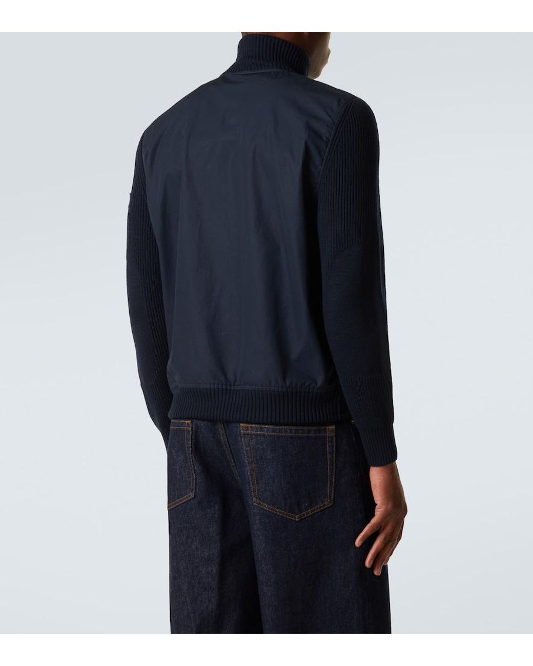 Stone Island Bomberjacke Compass Aus Baumwolle in Blue für Herren