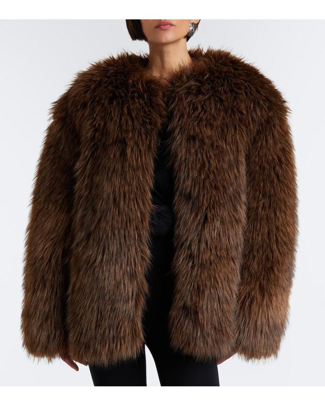 Magda Butrym Brown Belted Jacket