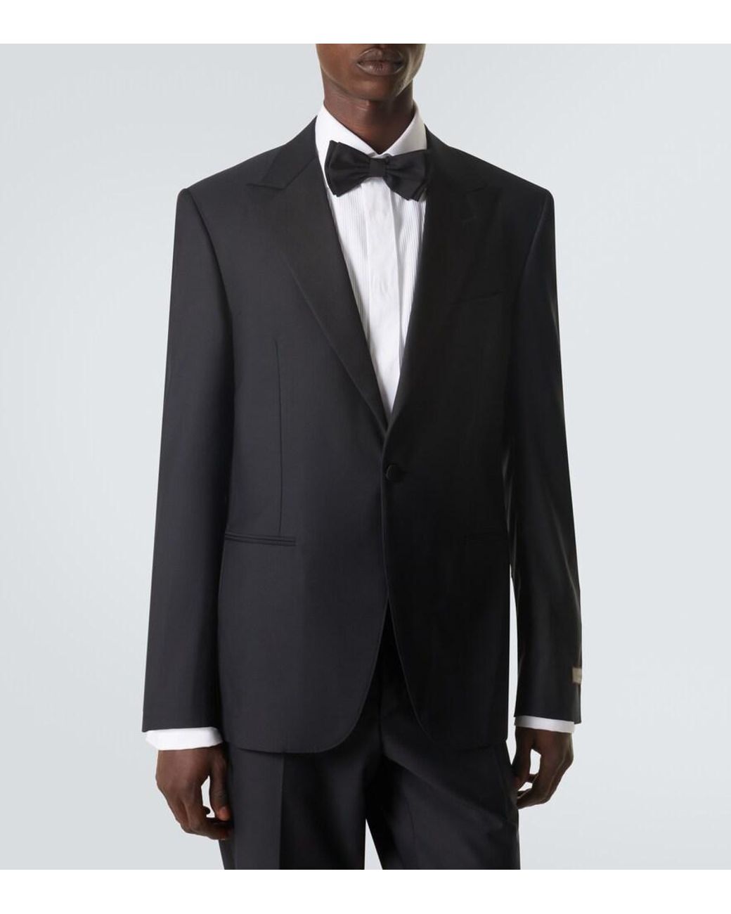 Canali Black Wool Tuxedo for men