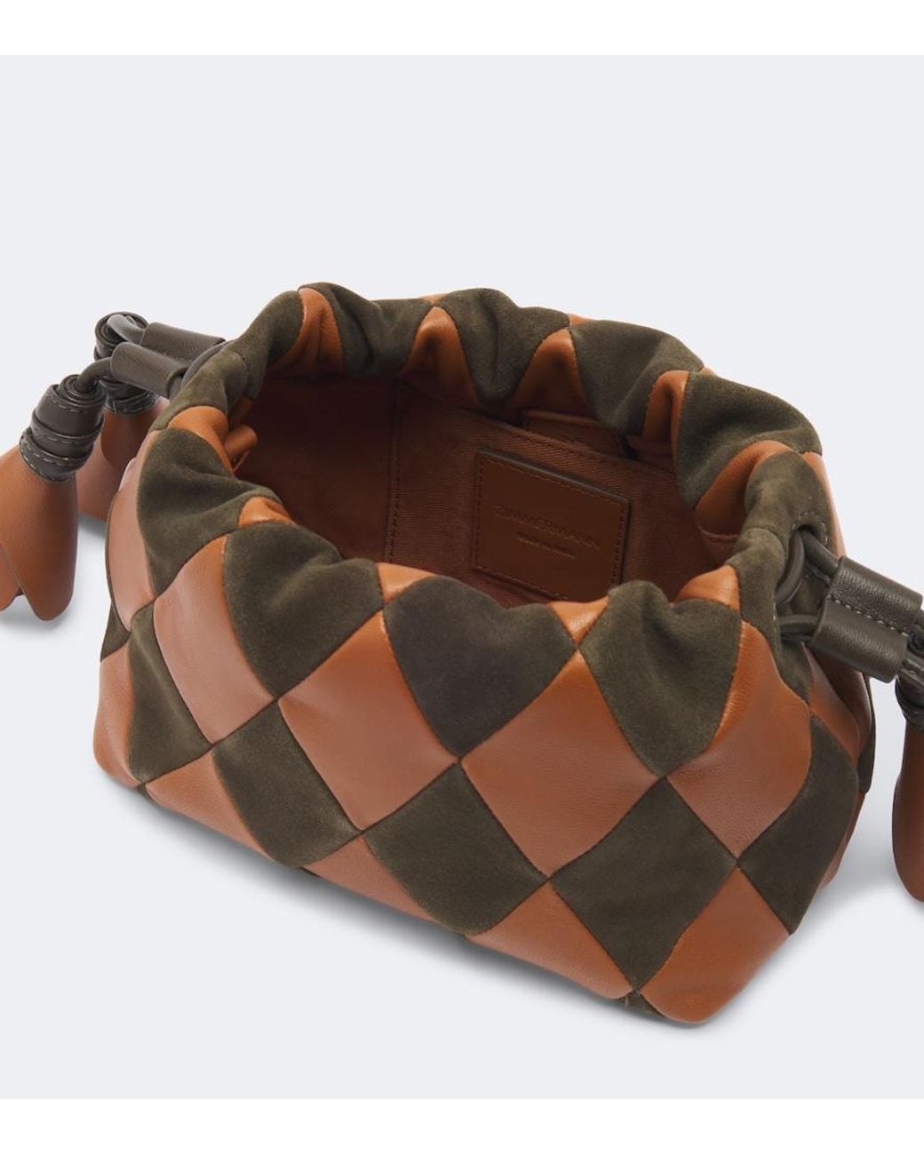 Zimmermann Brown Cloud 91 Small Leather And Suede Clutch