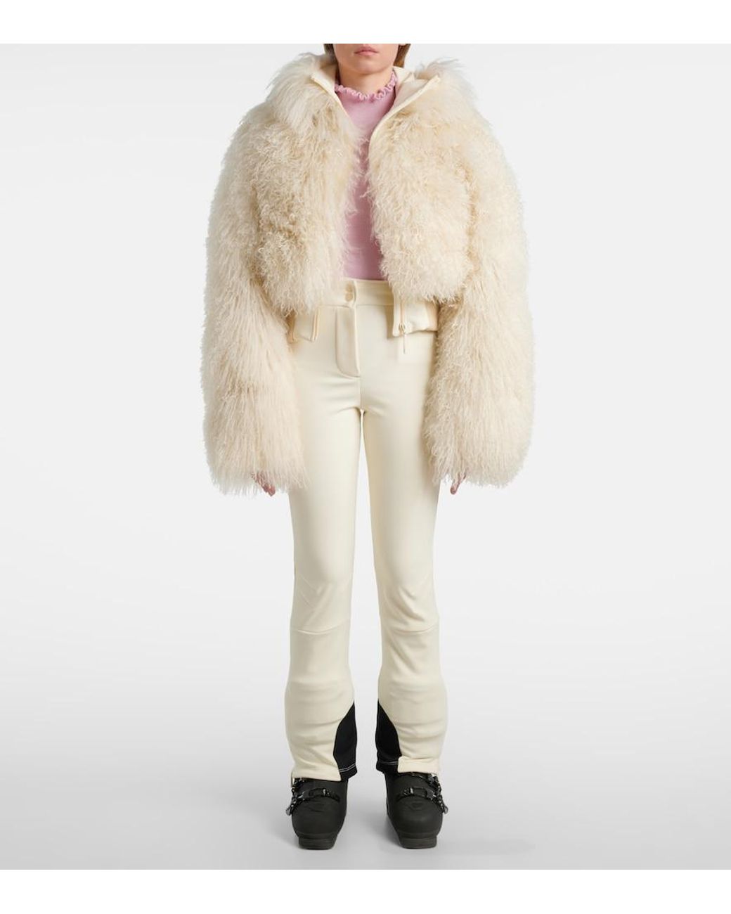 CORDOVA Pink Kitz Ribbed-Knit Wool-Blend Ski Top
