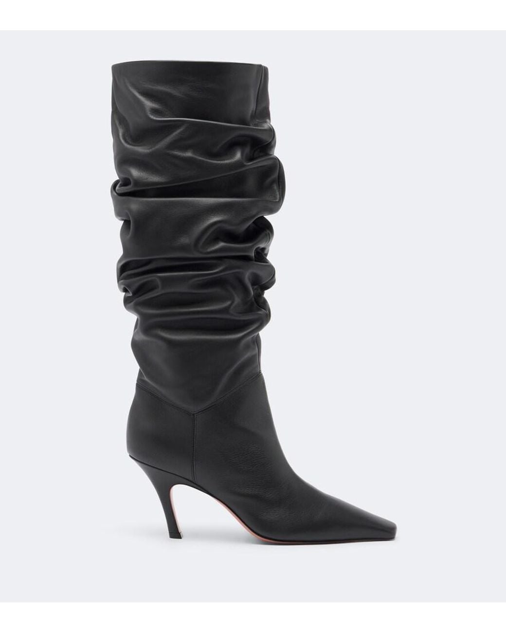 AMINA MUADDI Black Jamie Leather Knee-High Boots